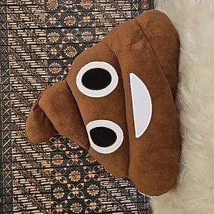 Funny Smiling Poop Emoji Emoticon Stuffed Plush soft Novelty Joke Toy Pillow 12”